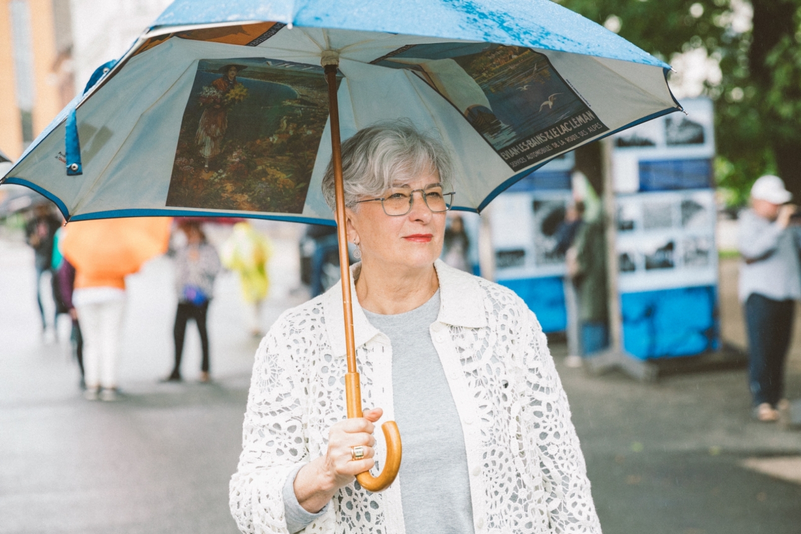 Krāsaina bilde, Izstādes "Baltijas ceļš - vienoti brīvībai" atklāšanas pasākums pie Brīvības pieminekļa, fotogrāfs Oskars Artūrs Upenieks